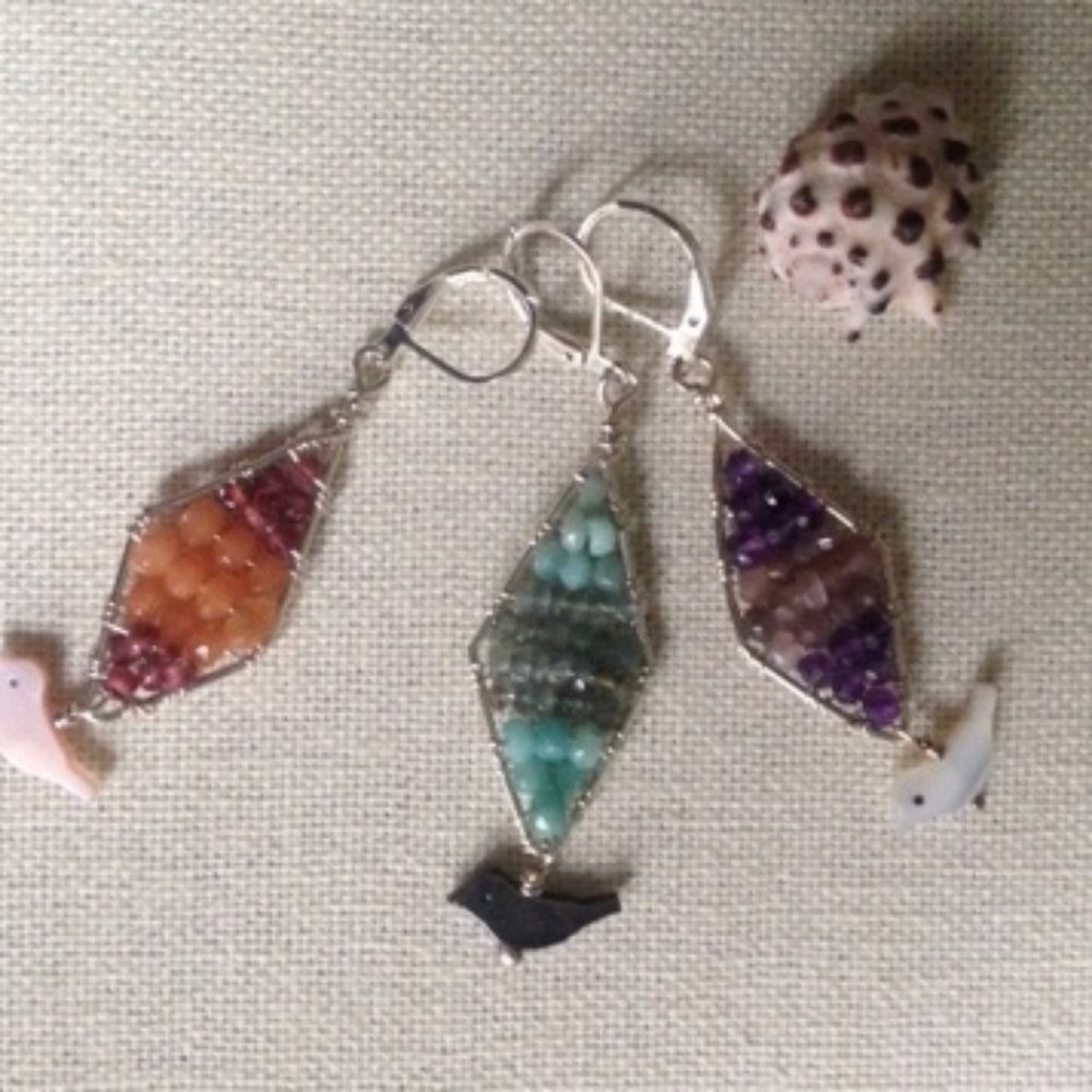 Boho Bird Earrings